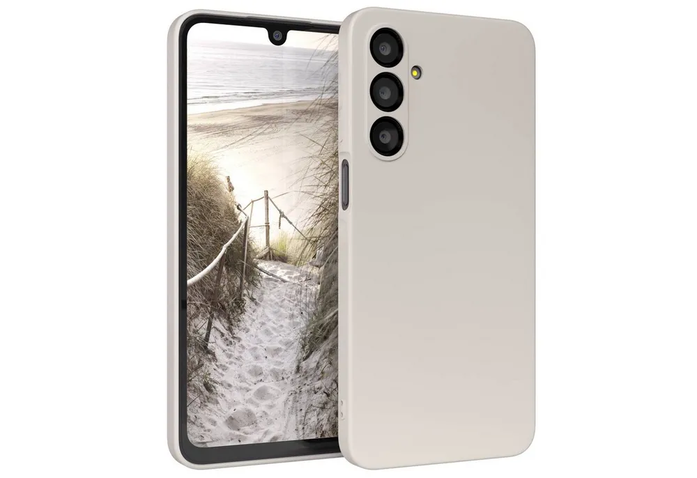 EAZY CASE Handyhülle für Samsung Galaxy A16 Hülle Silikon 6,7 Zoll, Bumper Case Matt Slimcover Silikonschutzhülle elastisch Polarstern