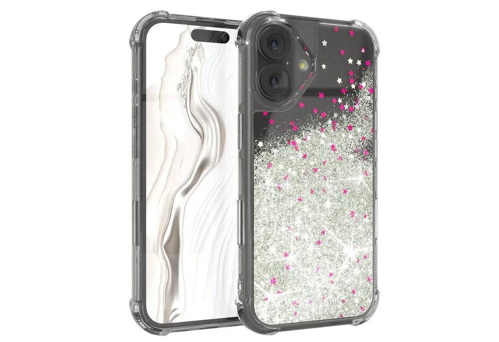 EAZY CASE Handyhülle Liquid Glittery Case für Apple iPhone 17 6