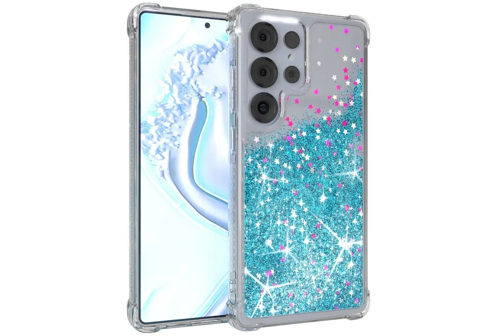 EAZY CASE Handyhülle Liquid Glittery Case für Samsung Galaxy S25 Ultra 6