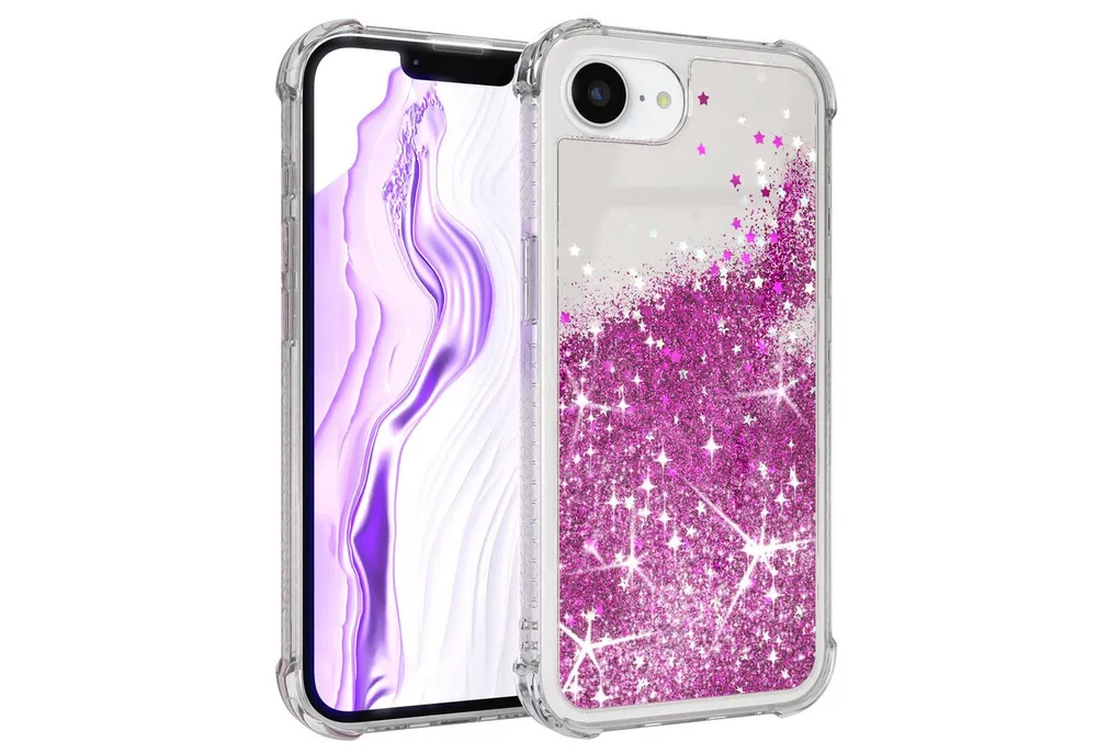 EAZY CASE Handyhülle Liquid Glittery Case für Apple iPhone 17e 6