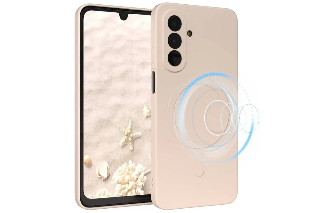 EAZY CASE Handyhülle MagSafe Silikon für Samsung Galaxy A17 6