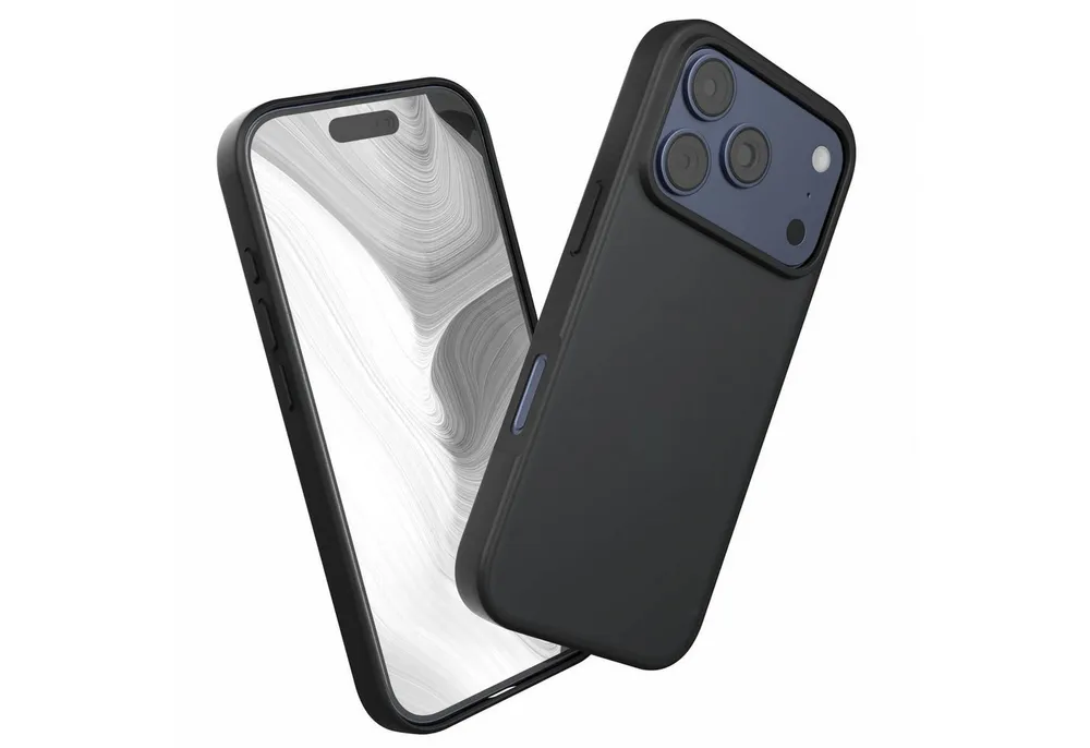 EAZY CASE Handyhülle Outdoor Case für Apple iPhone 17 Pro 6,3 Zoll, Hülle Outdoor kratzfest Schutzhülle mit Kameraschutz Robust Schwarz