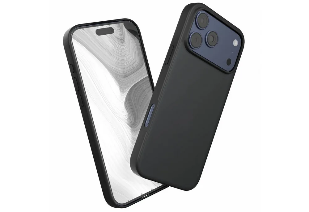 EAZY CASE Handyhülle Outdoor Case für Apple iPhone 17 Pro Max 6,9 Zoll, Hülle Outdoor kratzfest Schutzhülle mit Kameraschutz Robust Schwarz