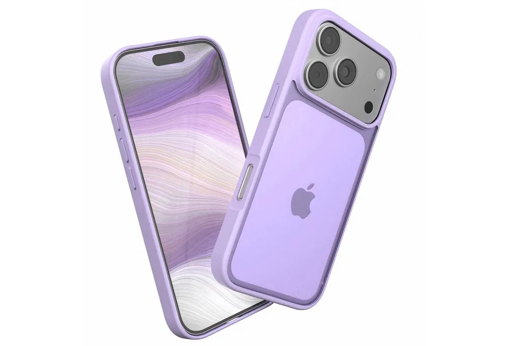 EAZY CASE Handyhülle Outdoor Case für Apple iPhone 17 Pro 6,3 Zoll, Schutzhülle mit Kameraschutz Robust Schutzhülle stoßfest Lila Lavendel