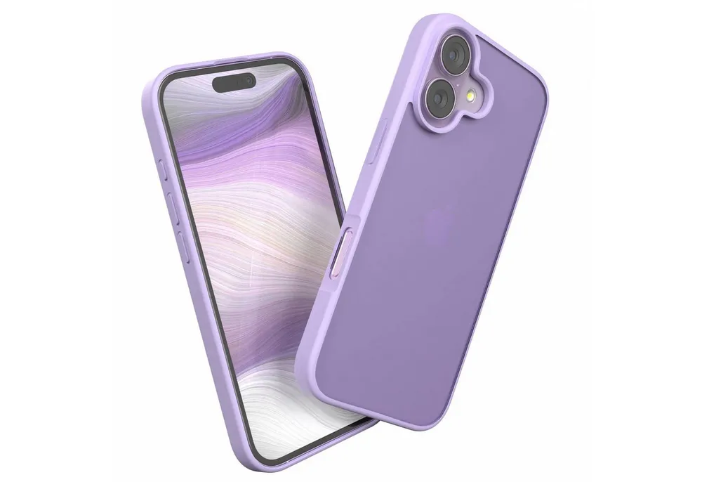 EAZY CASE Handyhülle Outdoor Case für Apple iPhone 17 6,3 Zoll, Schutzhülle mit Kameraschutz Robust Schutzhülle stoßfest Lila Lavendel
