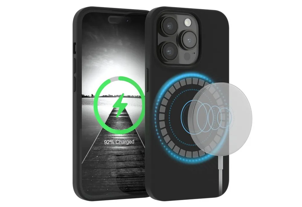 EAZY CASE Handyhülle Silikonhülle mit MagSafe für Apple iPhone 14 Pro 6