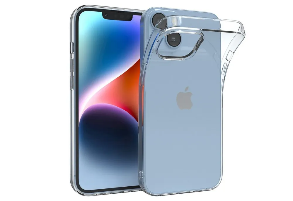EAZY CASE Handyhülle Slimcover Clear für Apple iPhone 14 6