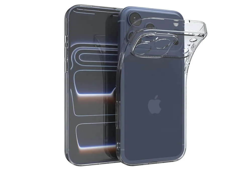 EAZY CASE Handyhülle Slimcover Clear für Apple iPhone 17 Serie 6,9 Zoll, Cover für Apple iPhone 17 Pro Max Silikon Dünn Transparent Backcover
