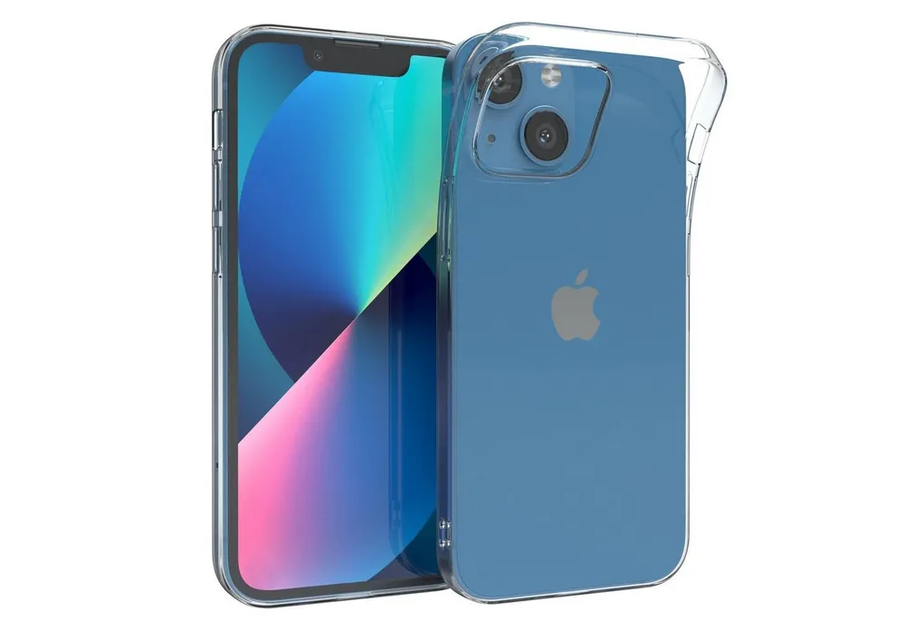 EAZY CASE Handyhülle Slimcover Clear für Apple iPhone 13 Mini 5