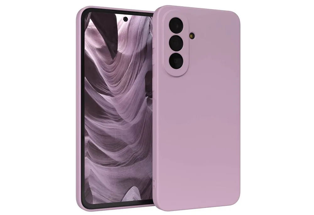 EAZY CASE Handyhülle TPU Hülle für Samsung Galaxy A37 6,7 Zoll, Hülle mit Kameraschutz Handycase Soft Smart Slimcover Lila / Flieder