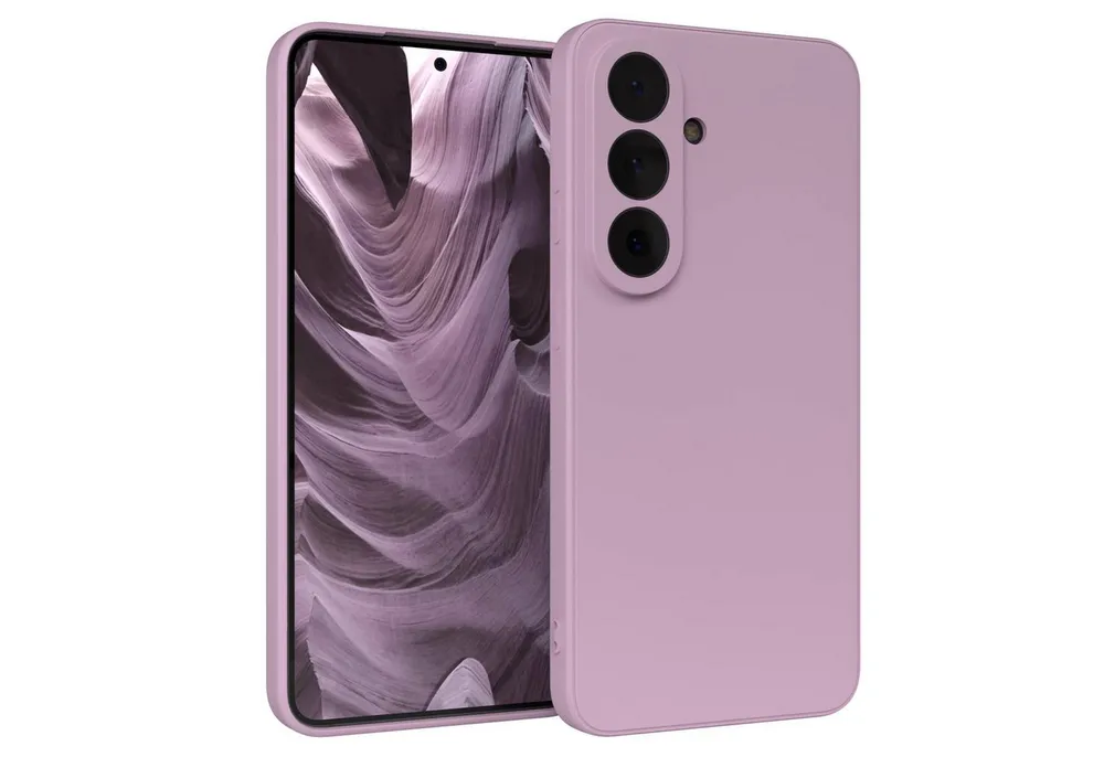 EAZY CASE Handyhülle TPU Hülle für Samsung Galaxy S26 6,3 Zoll, Hülle mit Kameraschutz Handycase Soft Smart Slimcover Lila / Flieder