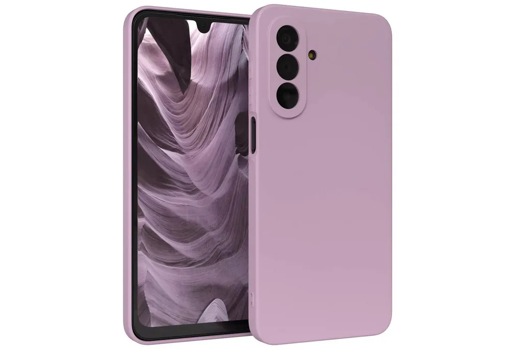 EAZY CASE Handyhülle TPU Hülle für Samsung Galaxy A17 6,7 Zoll, Hülle mit Kameraschutz Handycase Soft Smart Slimcover Lila / Flieder
