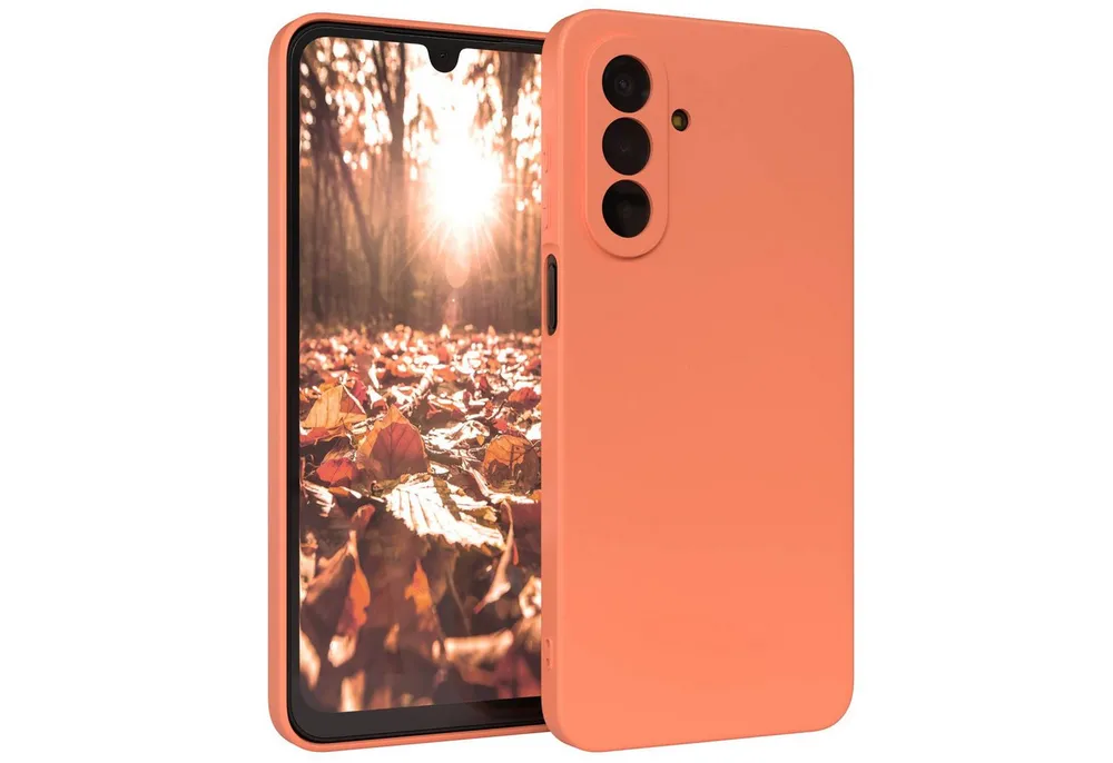 EAZY CASE Handyhülle TPU Hülle für Samsung Galaxy A17 6,7 Zoll, Schutzhülle mit Kameraschutz Telefonhülle elastisch Bumper tpu Orange