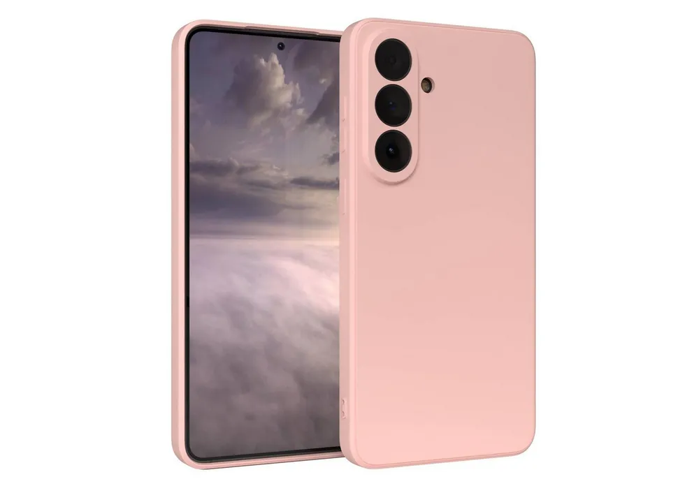 EAZY CASE Handyhülle TPU Hülle für Samsung Galaxy S26 Plus 6,7 Zoll, Hülle mit Kameraschutz Bumper Case Silikonschutzhülle Rosa / Altrosa