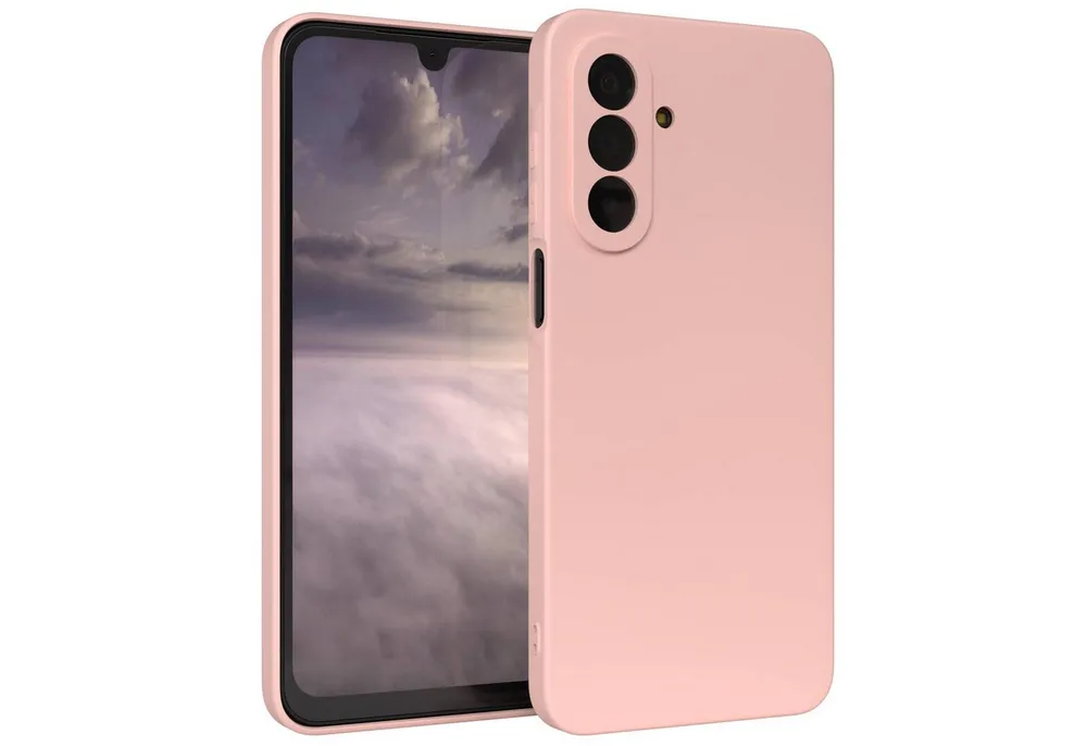 EAZY CASE Handyhülle TPU Hülle für Samsung Galaxy A17 6,7 Zoll, Hülle mit Kameraschutz Bumper Case Silikonschutzhülle Rosa / Altrosa