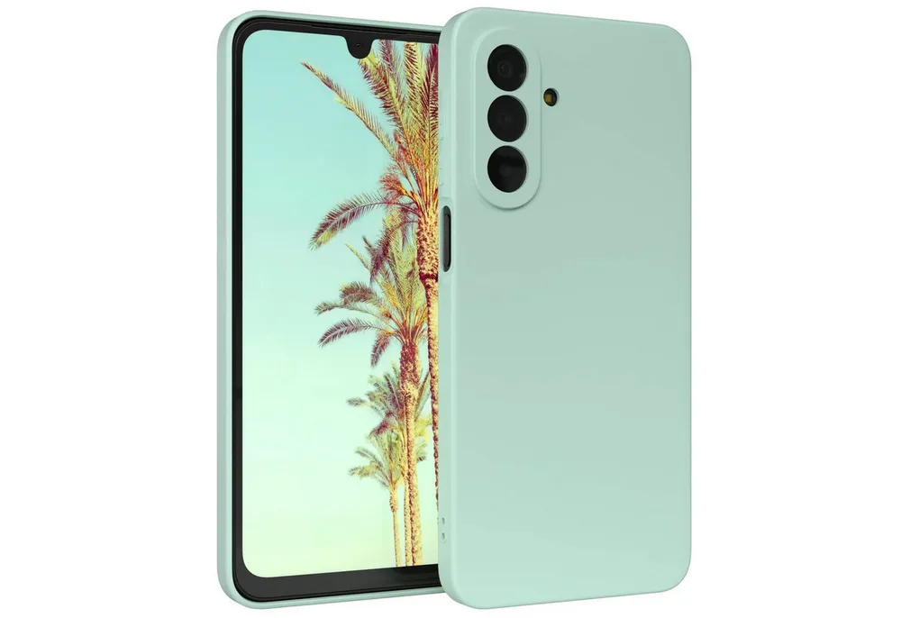 EAZY CASE Handyhülle TPU Hülle für Samsung Galaxy A17 6,7 Zoll, Hülle Silikon kratzfest Smart Slimcover Bumper Case Etui Mint Grün
