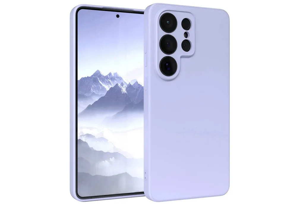 EAZY CASE Handyhülle TPU Hülle für Samsung Galaxy S26 Ultra 6,9 Zoll, Silikonhülle stoßfest Smart Slimcover Case Dünn Blau Lila