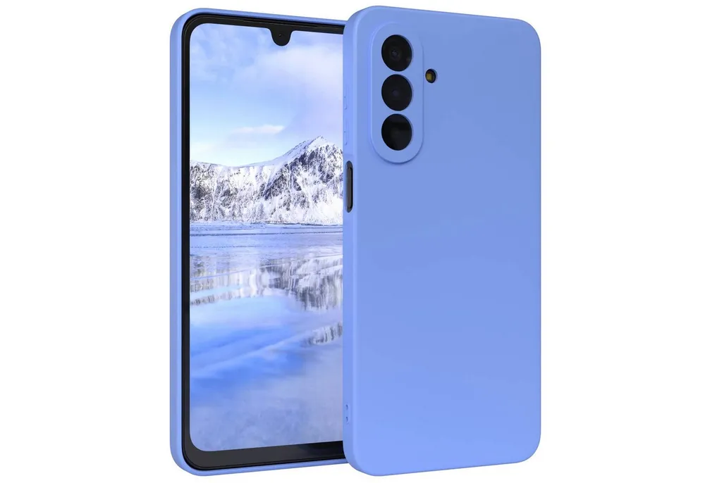 EAZY CASE Handyhülle TPU Hülle für Samsung Galaxy A17 6,7 Zoll, Silikon Schutzhülle mit Kameraschutz kratzfest Back Cover Ultramarin