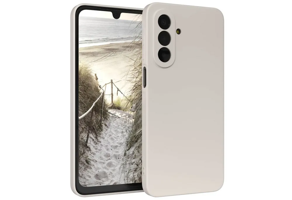 EAZY CASE Handyhülle TPU Hülle für Samsung Galaxy A17 6,7 Zoll, Bumper Case Matt Slimcover Silikonschutzhülle elastisch Polarstern