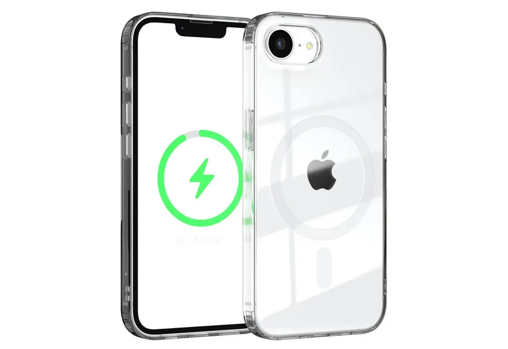 EAZY CASE Handyhülle Transparente Hülle mit MagSafe für iPhone 16e 6