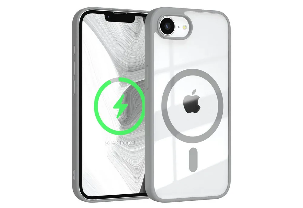 EAZY CASE Handyhülle Transparente Hülle mit MagSafe für iPhone 16e 6