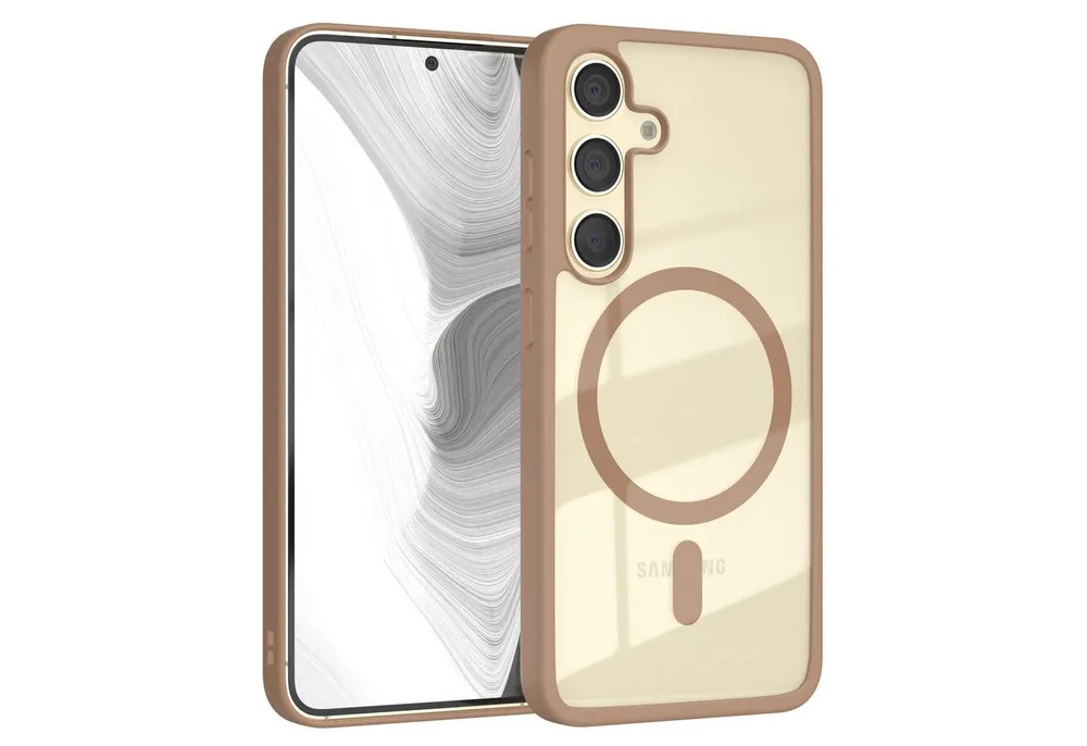 EAZY CASE Handyhülle Transparente Hülle mit MagSafe Samsung Galaxy S24 6