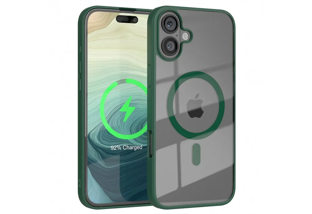 EAZY CASE Handyhülle Transparente Hülle mit MagSafe für iPhone 16 Plus 6
