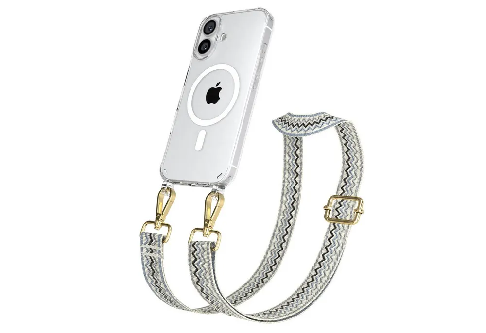 EAZY CASE Handykette Umhängeband MagSafe Hülle für Apple iPhone 16 6