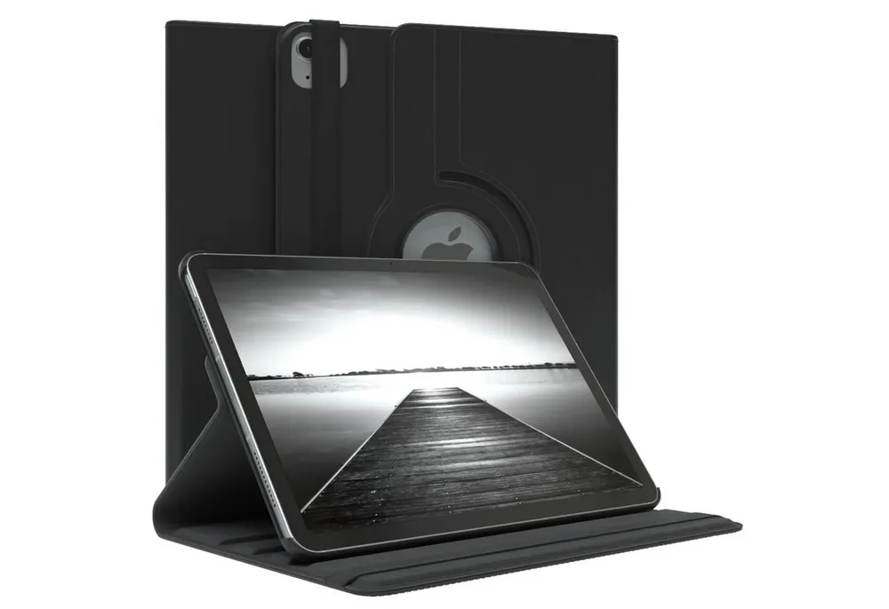 EAZY CASE Tablet-Hülle Apple iPad Air 11 (2026) Rotationcase 11 Zoll, Hülle 360° drehbar mit Standfunktion Etui Anti-Kratz Tasche Schwarz