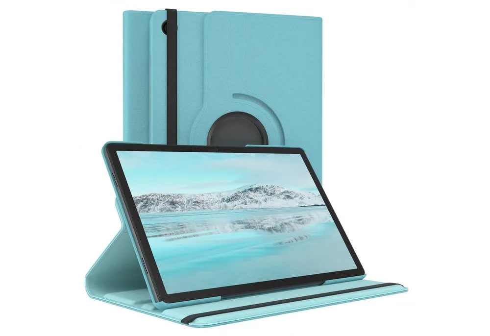 EAZY CASE Tablet-Hülle Rotation Case für Galaxy Tab A9 Plus Rotationcase 11 Zoll, Schutzasche für Tablets Flipcase Hülle Kratzschutz Displayschutz Blau