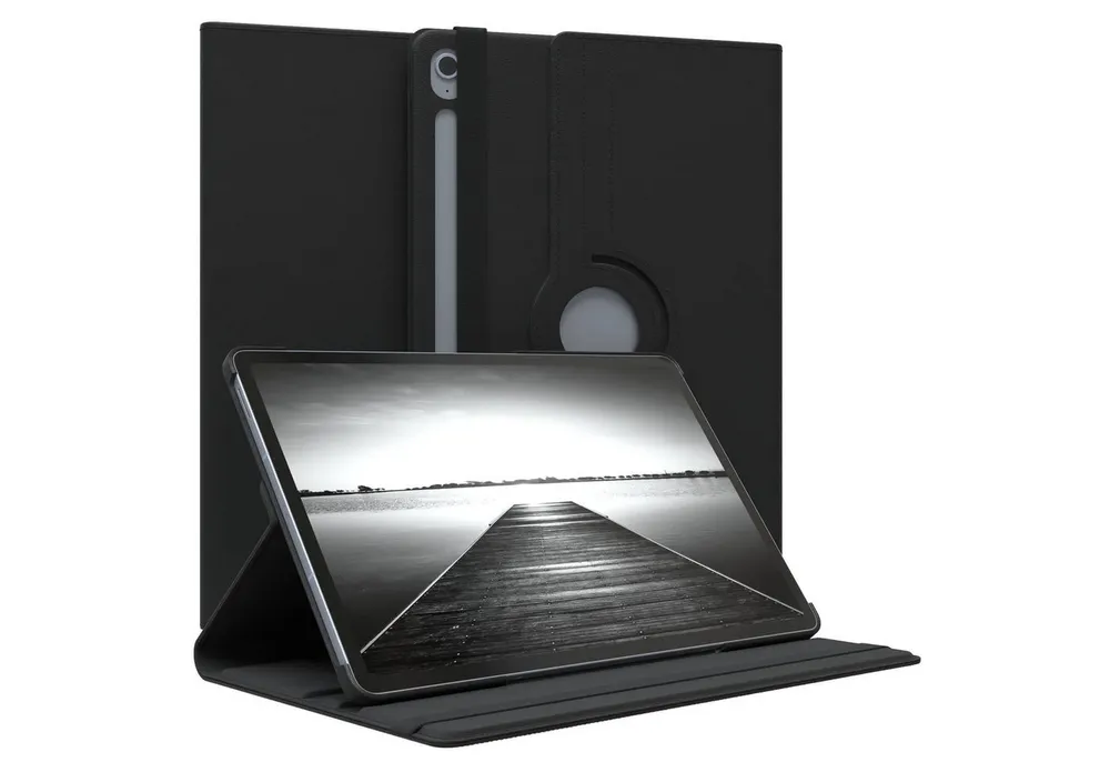 EAZY CASE Tablet-Hülle Rotation Case für Galaxy Tab S10 FE Plus 13,1 Zoll, Hülle 360° drehbar mit Standfunktion Etui Anti-Kratz Tasche Schwarz