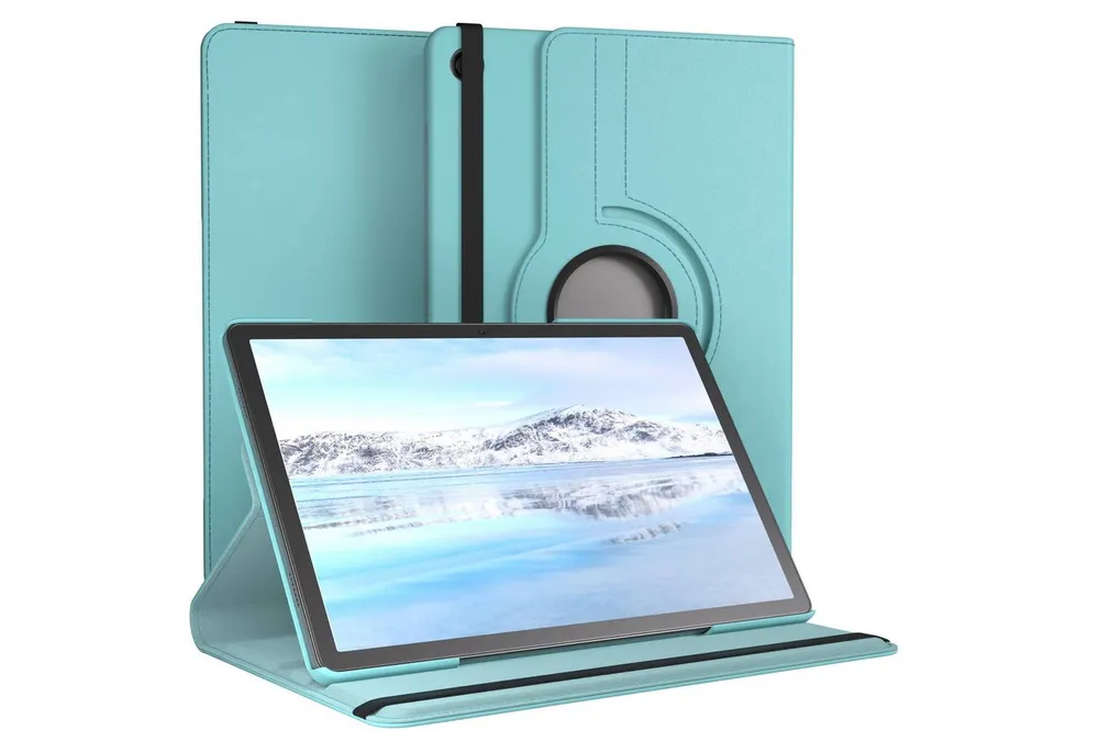EAZY CASE Tablet-Hülle Rotationcase für Samsung Galaxy Tab A11 Plus 11 Zoll, Schutzasche für Tablets Flipcase Hülle Kratzschutz Displayschutz Blau