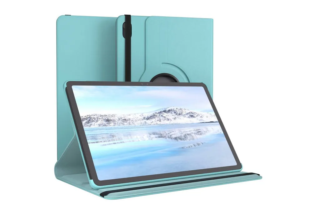 EAZY CASE Tablet-Hülle Rotationcase für Samsung Galaxy Tab S11 11 Zoll, Schutzasche für Tablets Flipcase Hülle Kratzschutz Displayschutz Blau