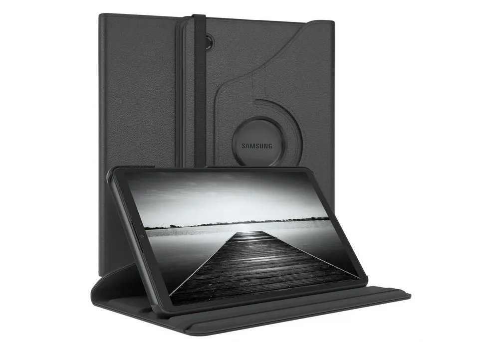 EAZY CASE Tablet-Hülle Rotationcase für Samsung Galaxy Tab A11 8,7 Zoll, Hülle 360° drehbar mit Standfunktion Etui Anti-Kratz Tasche Schwarz