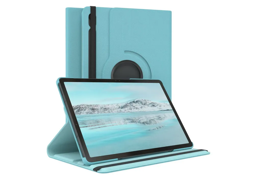 EAZY CASE Tablet-Hülle Rotationcase für Samsung Galaxy Tab S10 Lite 10,9 Zoll, Schutzasche für Tablets Flipcase Hülle Kratzschutz Displayschutz Blau