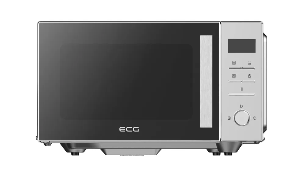 MTD 2591 FGCX Flachbett Silber Mikrowelle mit Grillfunktion und Heißluftfunktion
