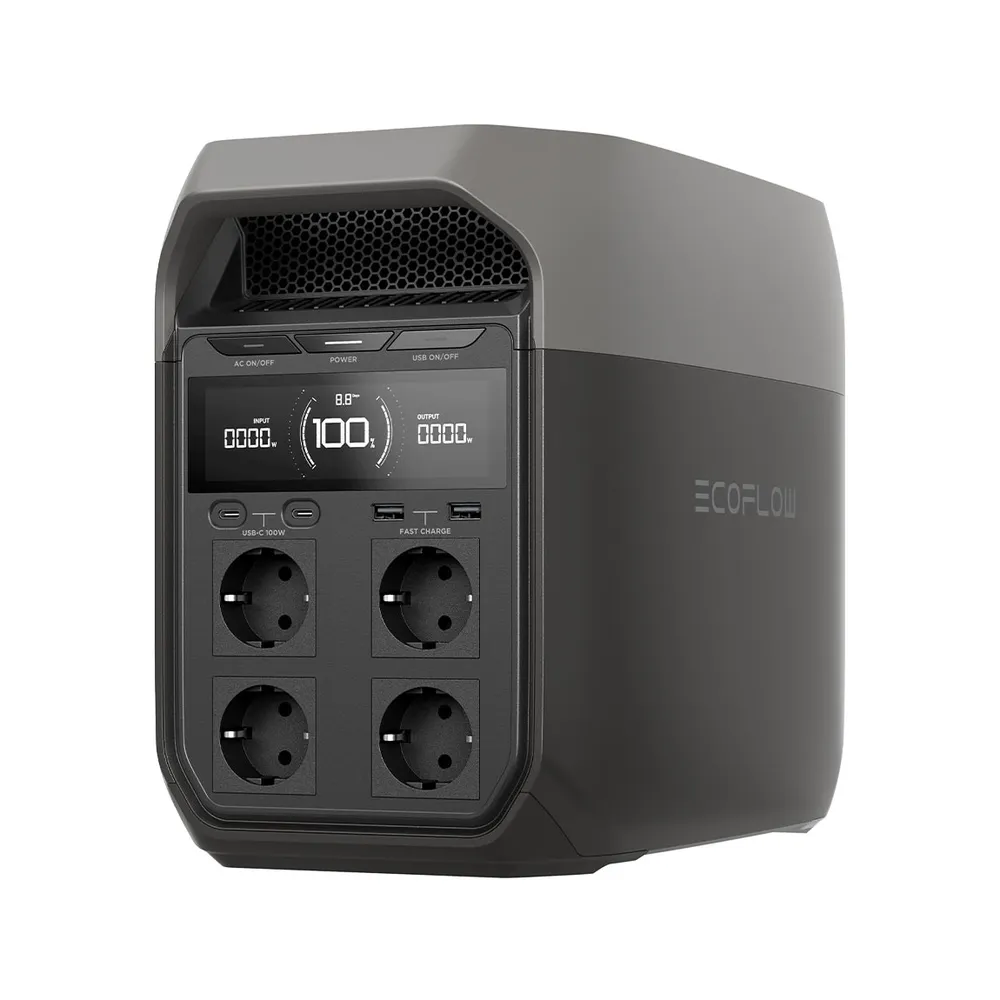 EcoFlow DELTA 3 - Tragbare Powerstation - Silber