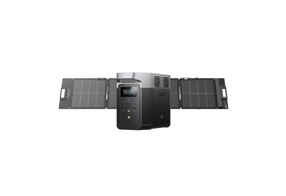 Ecoflow EcoFlow DELTA 2 Tragbare Powerstation mit 110W / 220W Solar Panel Powerstation EcoFlow DELTA 2 Tragbare Generator mit 110W Solar Panel EcoFlow DELTA 2 Tragbare Generator mit 220W Solar Panel 320000 mAh (220 V), Für die Stromversorgung, für Camping und Wohnmobile
