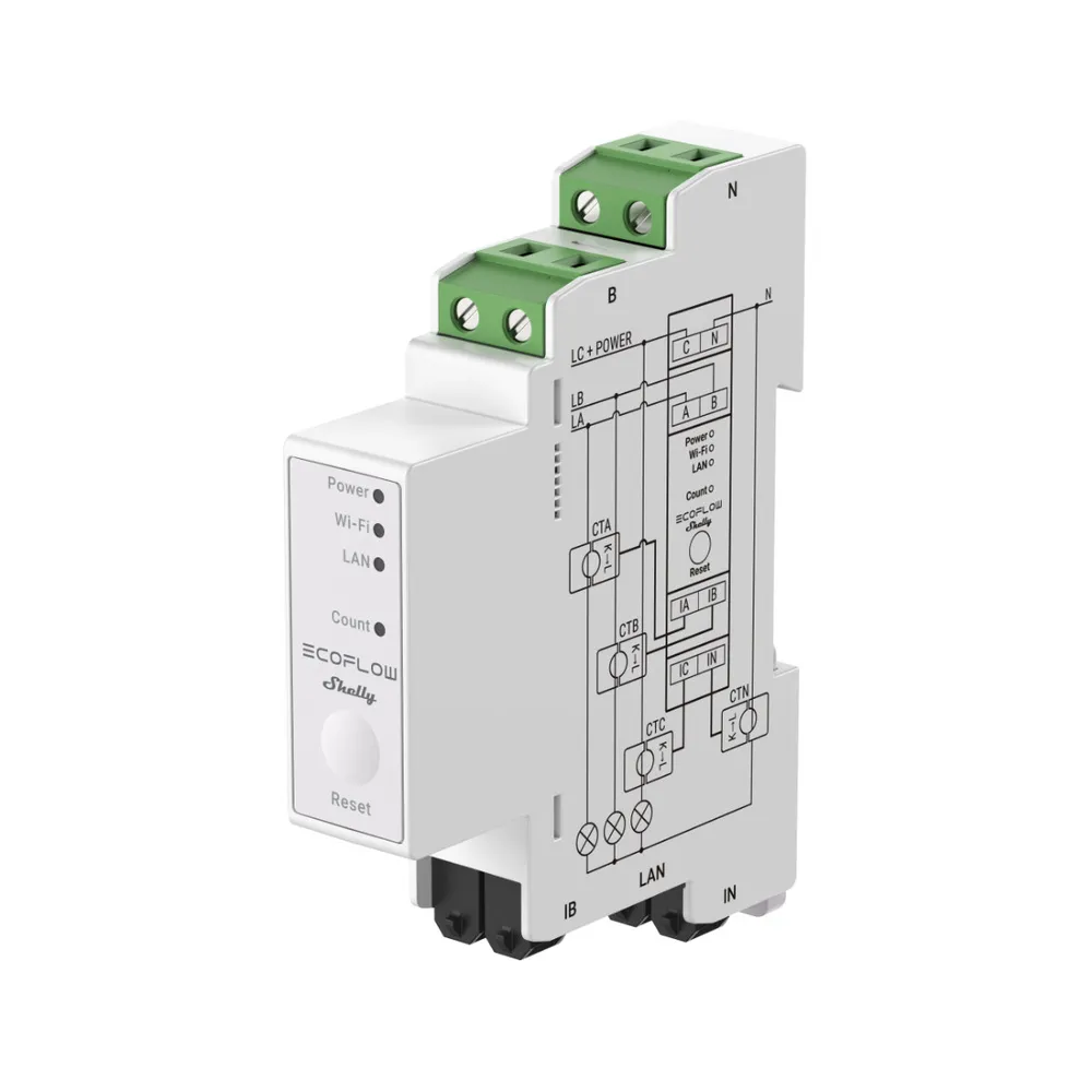 EcoFlow x Shelly Smart Meter - Weiß