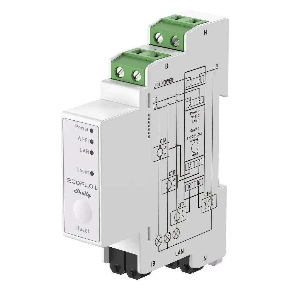 EcoFlow x Shelly Smart Meter - Weiß