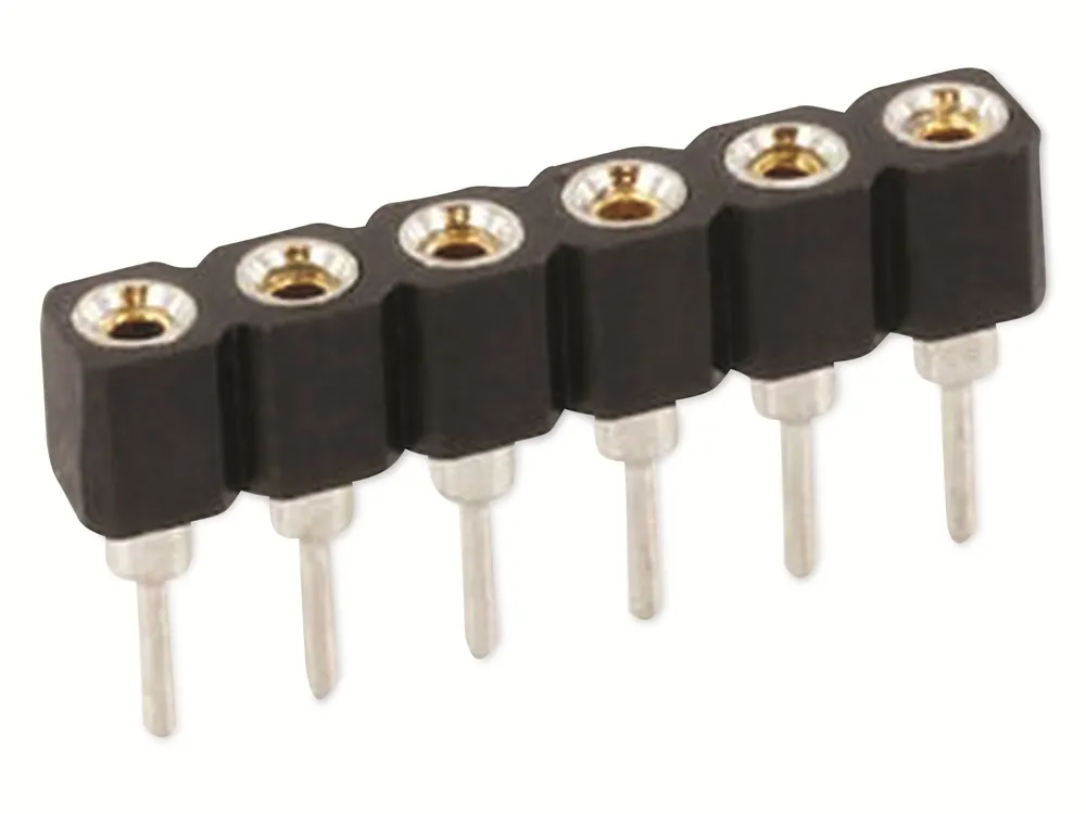ECON CONNECT Kontaktbuchse, 1 x 8-polig, verzinnt, RM 2,54 mm