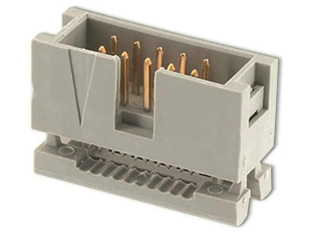 ECON CONNECT Wannenstecker, DIN 41651, 10-polig, schneidklemm, RM 2,54 mm