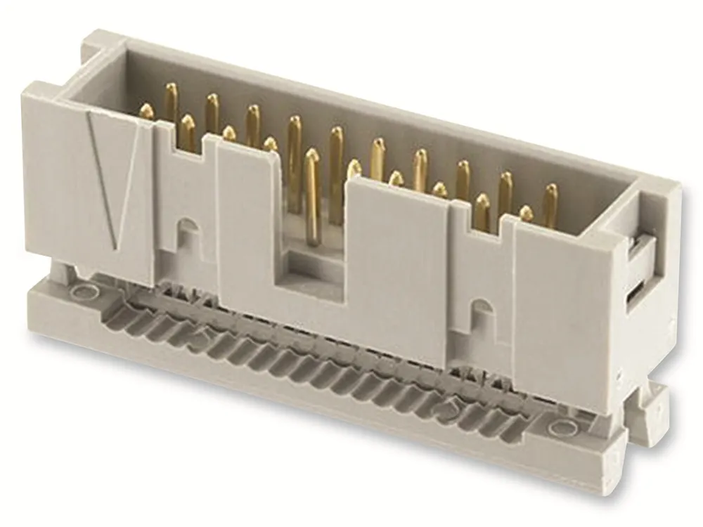 ECON CONNECT Wannenstecker, DIN 41651, 20-polig, schneidklemm, RM 2,54 mm