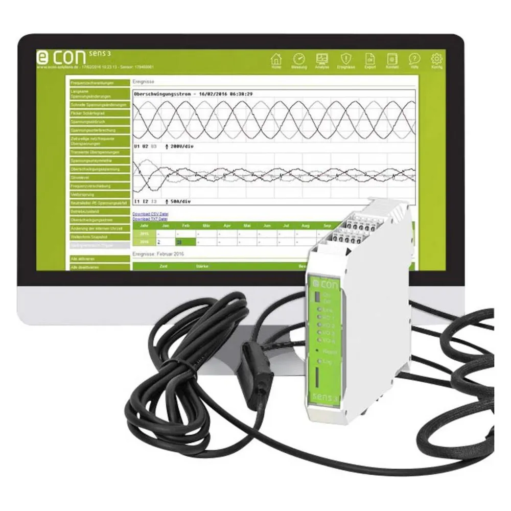 Econ solutions sens3PRO - 400A Netz-Anal