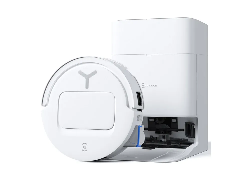 ECOVACS Saugroboter DEEBOT T80 OMNI WHITE, 80 W, Mit Staubbeutel, mit Saug- und Wischfunktion sowie 18.000 Pa Saugkraft
