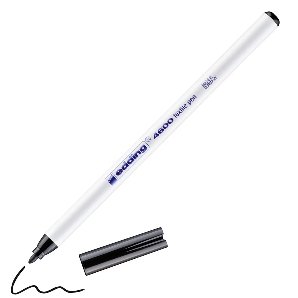 EDDING 4600 Textilmarker schwarz 1.0 mm 1 St. | 4-4600001 |
