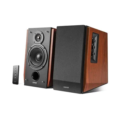 Lautsprecher Edifier R1700BT Kabelgebunden und Kabellos 15W Braun mit Bassregelung
