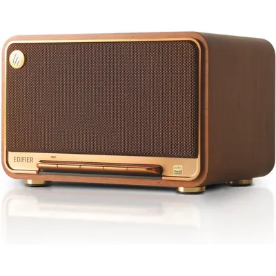 Edifier D32 Tragbarer Bluetooth-Desktop-Lautsprecher, 60 W RMS, Braun