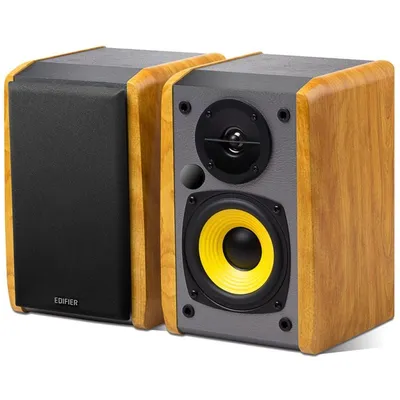 Edifier R1010BT Bluetooth-Lautsprecher, 24 W RMS, braun