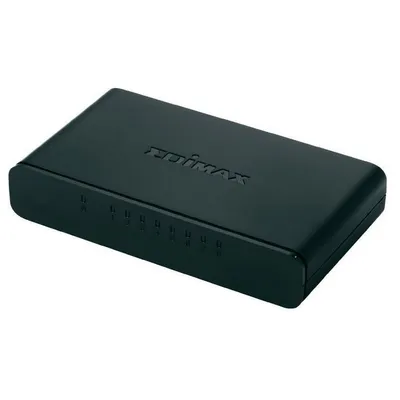 Edimax ES-3308P Switch 8 Ports 10/100Mbps Schwarz